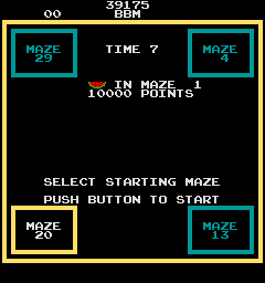 Maze Invaders (prototype) Title Screen